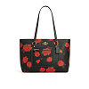 Сумка Coach Station Tote (Im/Black/Red)